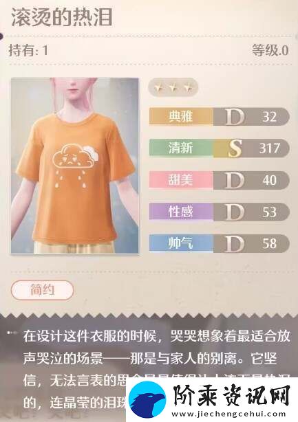 无限暖暖滚烫的热泪
