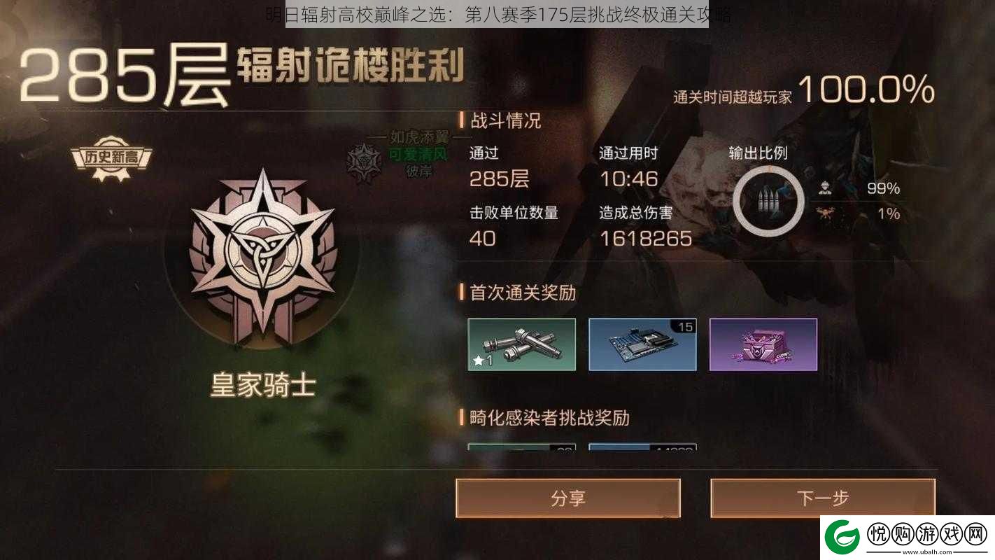 明日辐射高校巅峰之选