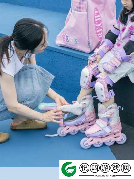 男生和女生拆拆很痛的轮滑鞋
