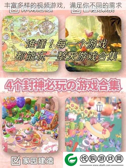 丰富多样的视频游戏